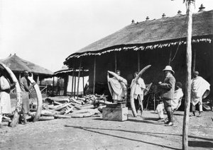 Ivory Warehouses in Addis Ababa, Ethiopia, c.1900